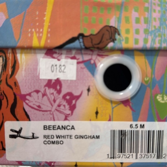 Jeffrey Campbell Beeanca Gingham Sandals Size 6.5 - Picture 10 of 10